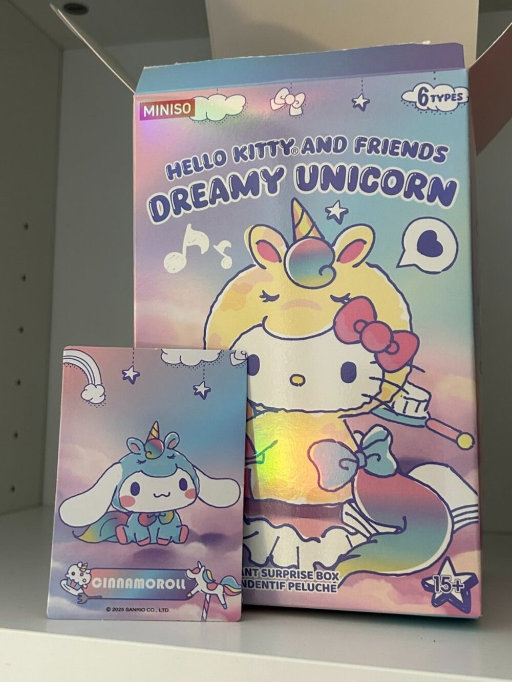 Cinnamoroll Dreamy Unicorn Vinyl Plush Blind Box Figure Toy MINISO Sanrio - Picture 5 of 5